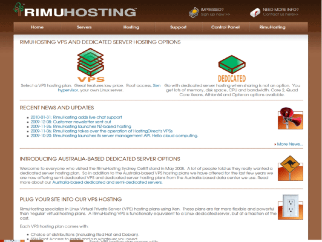 RIMU VPS Hosting for Developers 