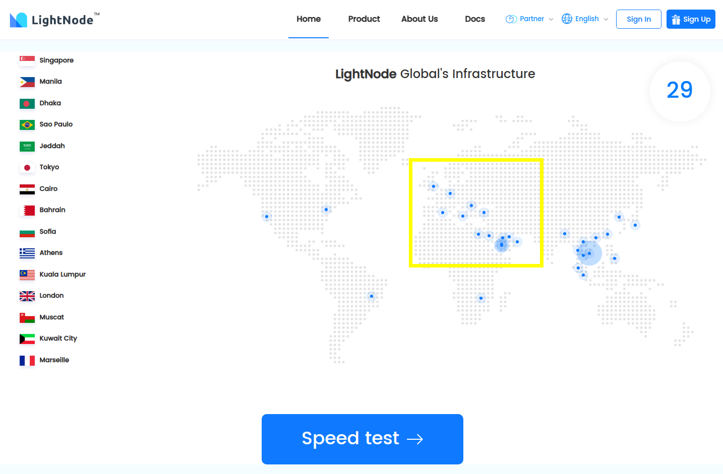 LightNode Europe data centers