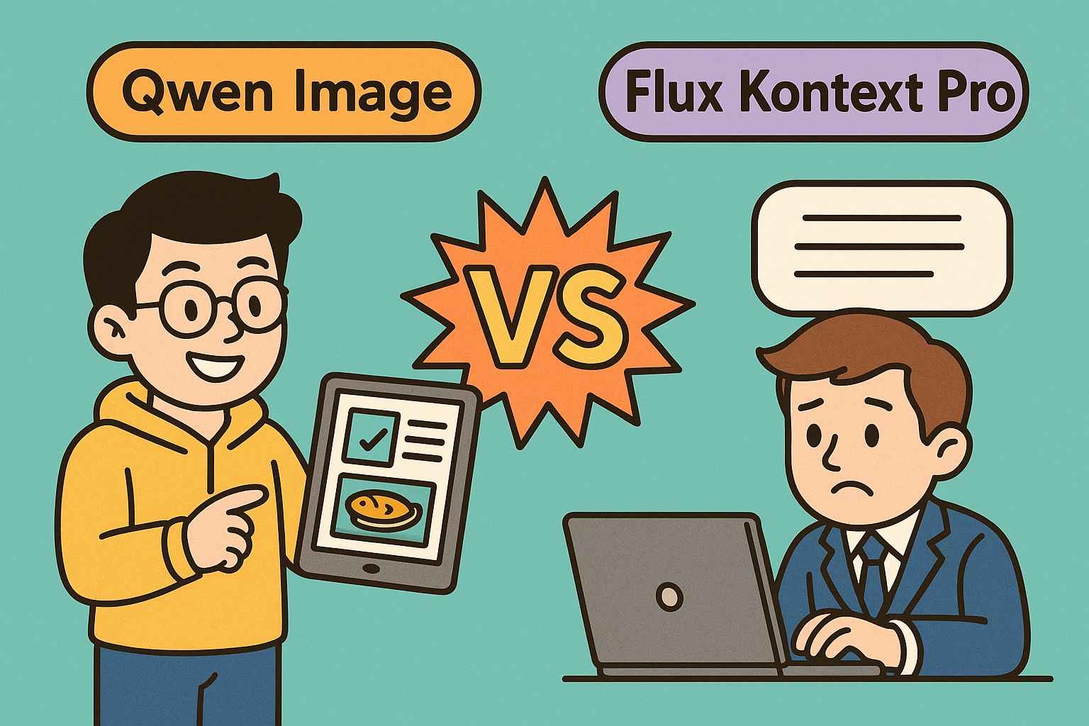 Qwen Image与Flux Kontext Pro对比